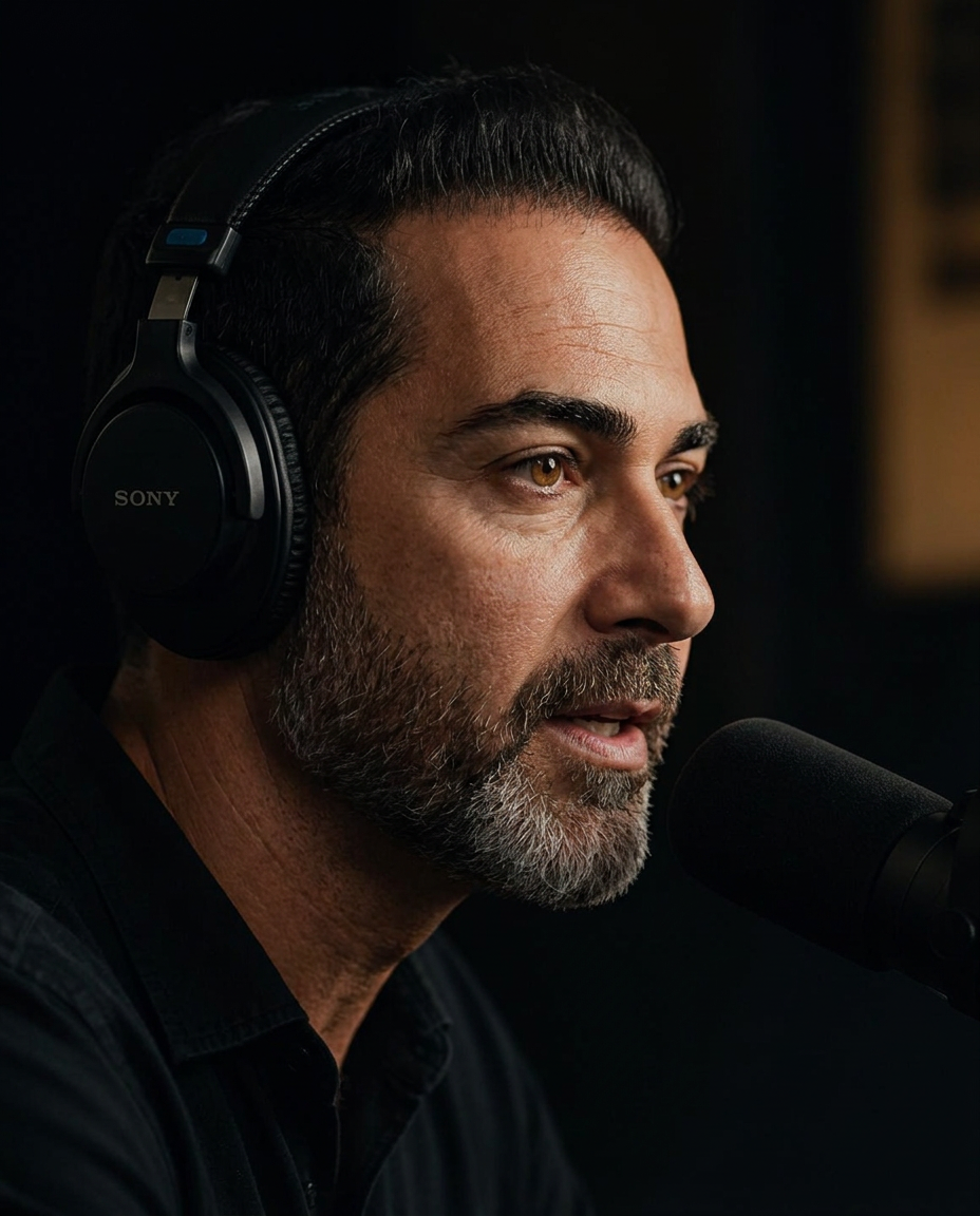 Makan hosting the Truth Hurts Show podcast